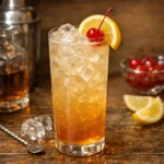 Bourbon Collins Drink