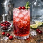 Cranberry Vodka Spritz Drink