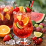 Fruit Punch Cocktail Drink