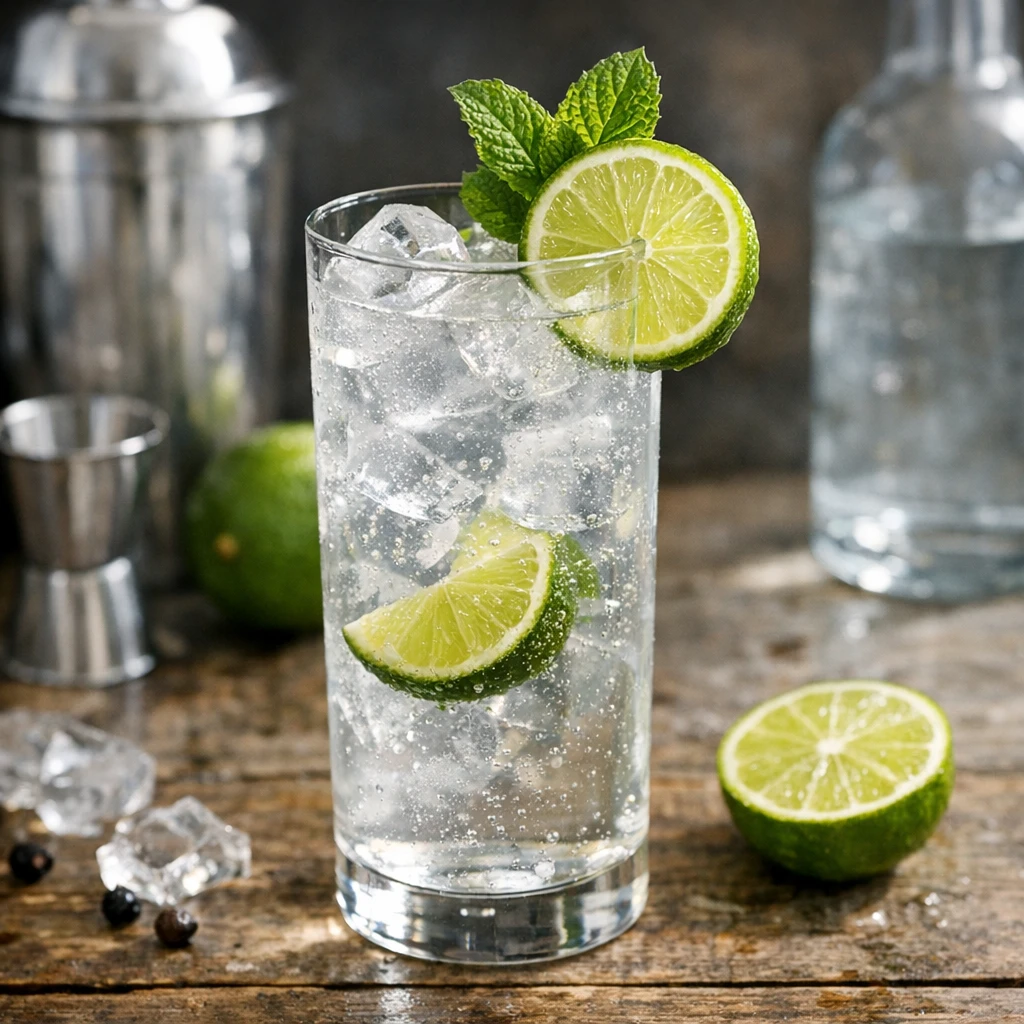 Gin Rickey Drink
