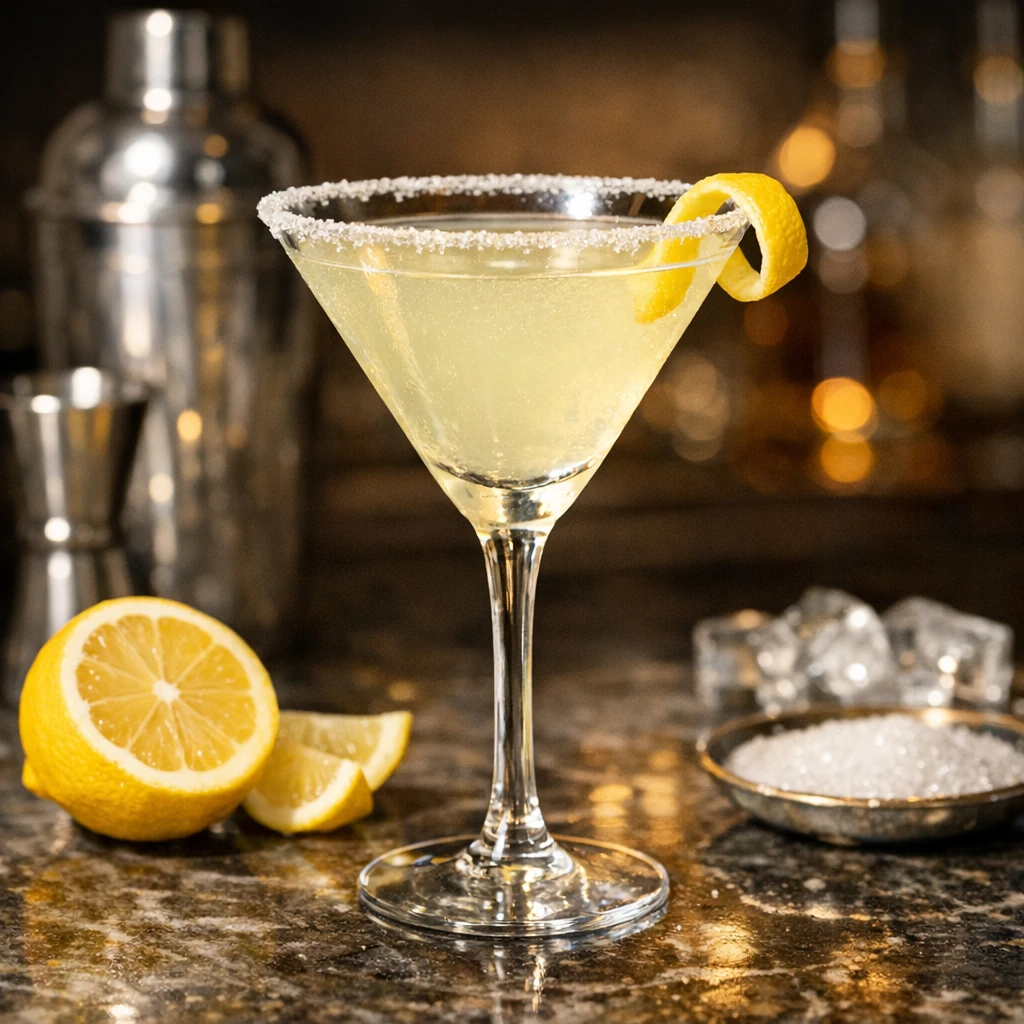 Lemon Drop Martini Drink