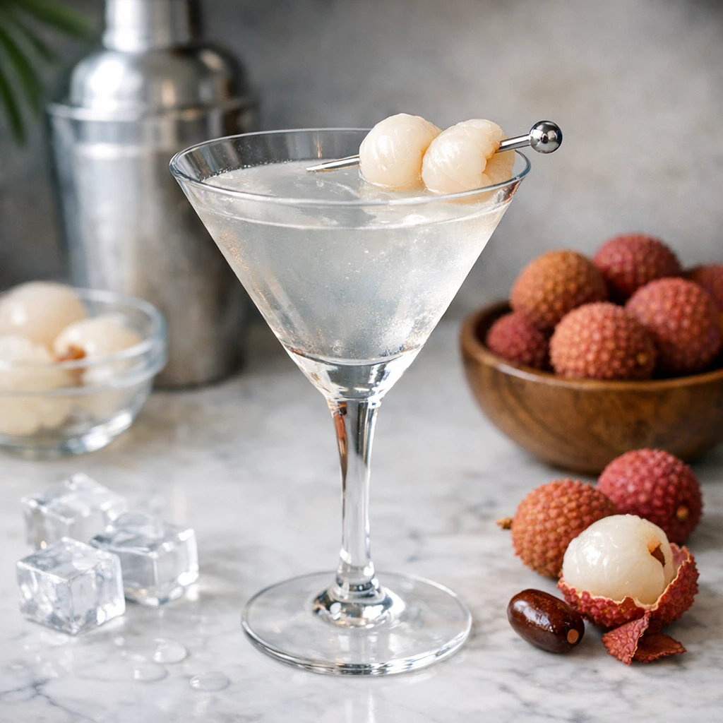 Lychee Martini Drink