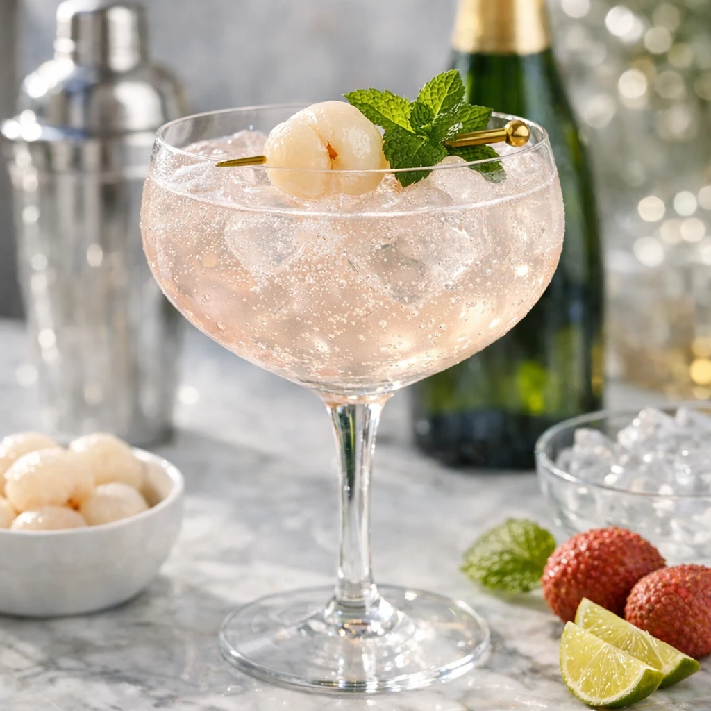 Lychee Martini Royale Drink