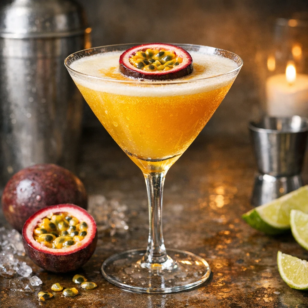 Passion Fruit Martini Drink