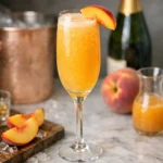 Peach Bellini Drink
