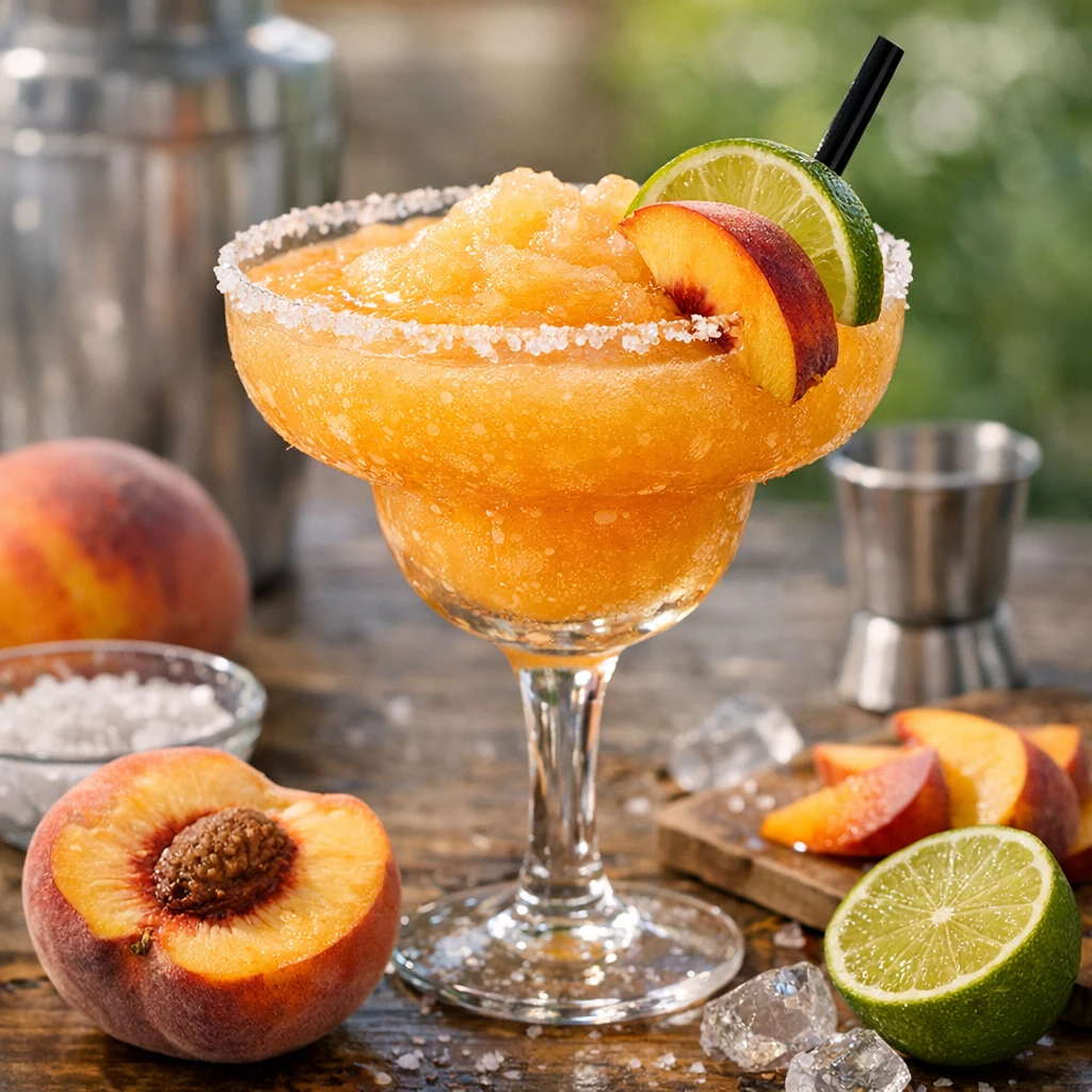 Peach Margarita Drink