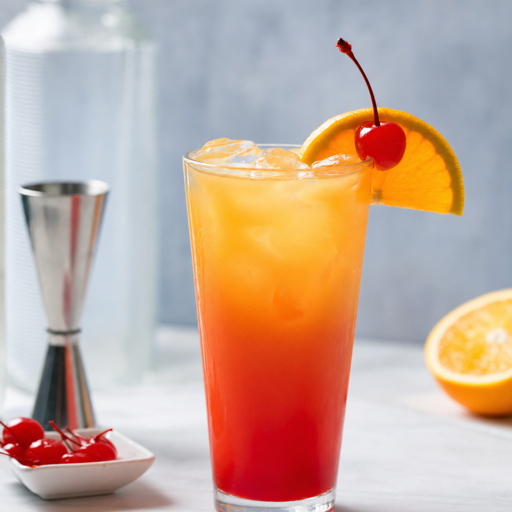 Tequila Sunrise Drink