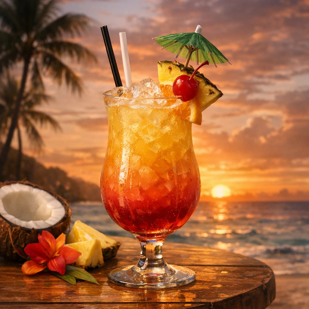 Tropical Sunset Drink