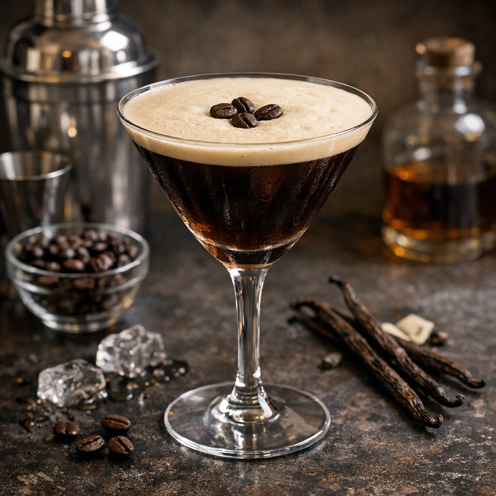 Vanilla Espresso Martini Drink