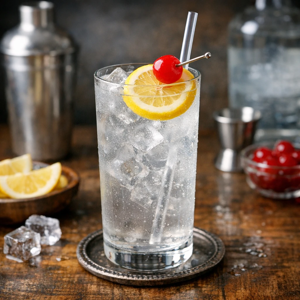 Vodka Collins Drink