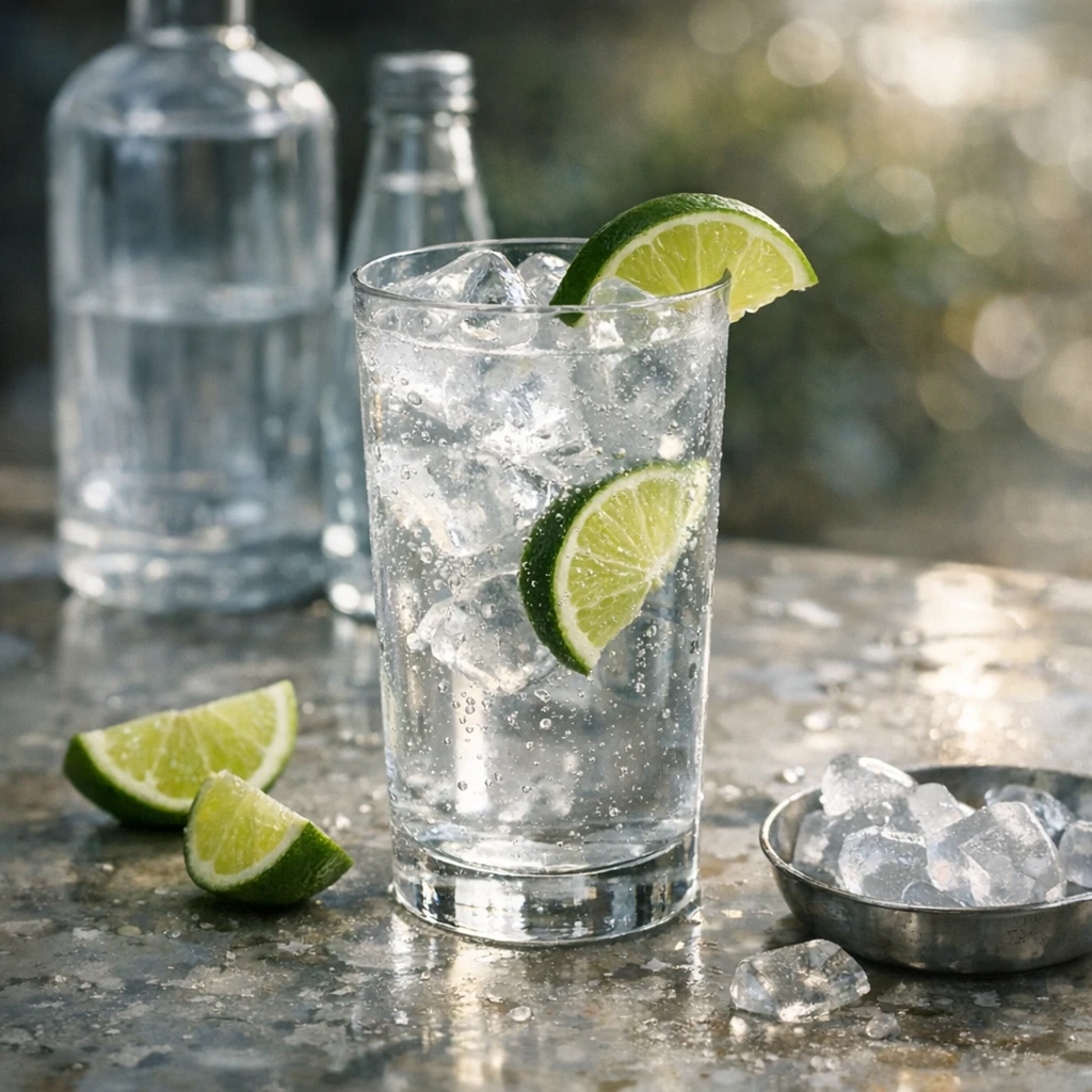 Vodka Soda Drink